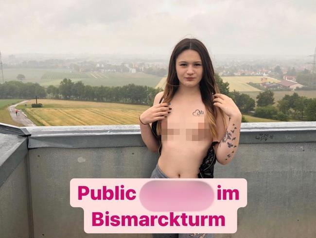 Lena_Sophie Porno Video: Public Quickie im Bismarckturm!